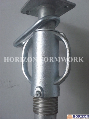 Heavy Duty Scaffolding Steel Prop Casted Sleeve Nut Electric Galvanized Surface