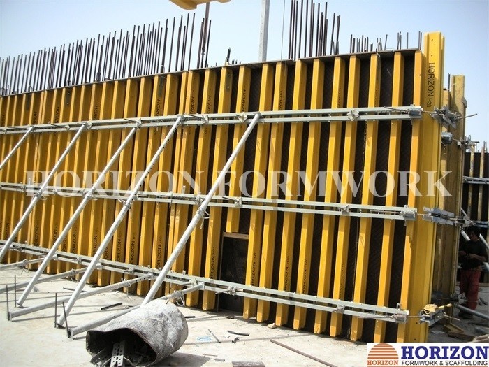 Professional Custom Concrete Column Formwork With H20 Wooden Beam And