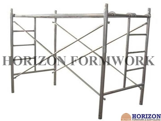 Multi - Function Ladder Frame Scaffolding Q235 Steel Pipe For Construction Work
