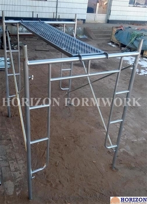 Open End Frame Scaffolding System of Height 1930mm with Steel Stairs
