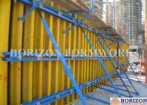 Shear Wall Formwork Systems , Vertical Concrete Wall Formwork I Joist Beam