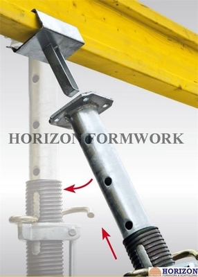 H20 Supporting Head on Steel Prop for Slab Formwork Systems Assembly