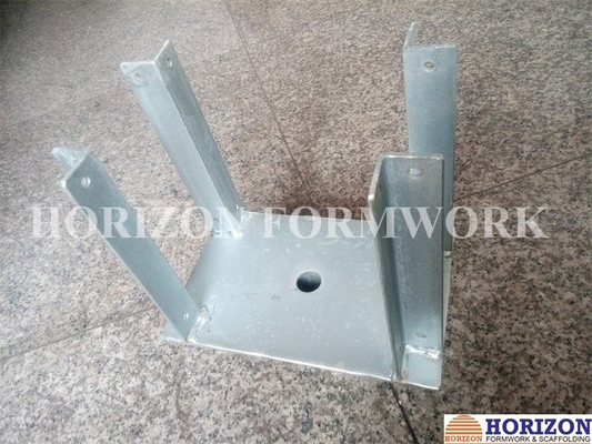 Q235 Steel Plate Concrete Forming Accessories , Galvanized Fork Head for Slab Form Construction