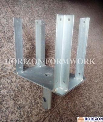 Metal Concrete Forming Accessories , Four Way Forkhead Holding H20 Beams