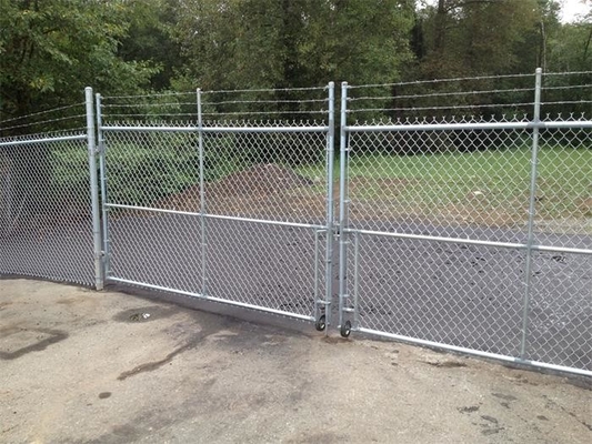 Knitting Security Fence Systems / Chain Link System For Multiple Applications