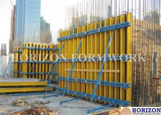 High-Efficiency Wall Formwork Systems, Core Wall Formwork With Push-Pull Props