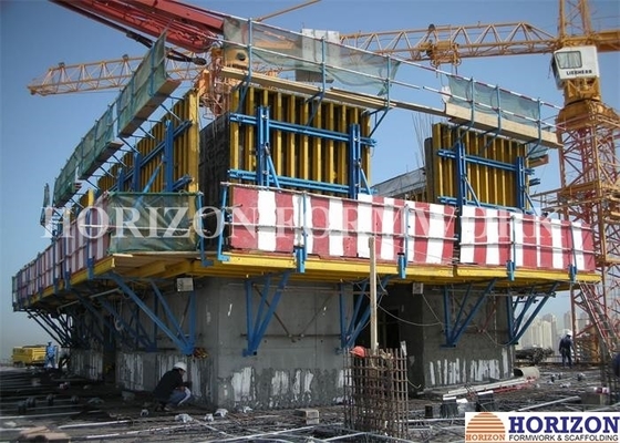 Light Weight Climbing Formwork System , Self Climbing Scaffold 2.4m Platform