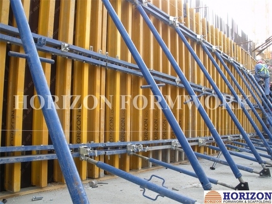 Universal H20 Beam Wall Formwork Systems, 4m Height For Retaining Wall