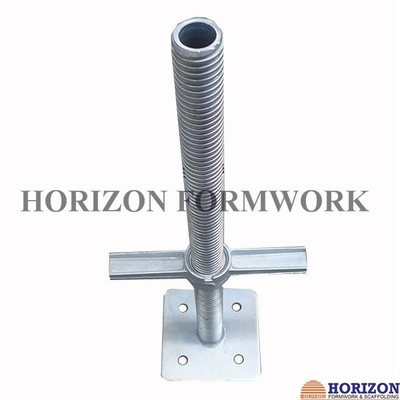 Painted Scaffold Screw Jack Base and Jack Head Jack with BS1139 Standard