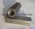 Weldable Hex Coupling Nut Steel Q235 Galvanized For Tie Rod Reinforcement