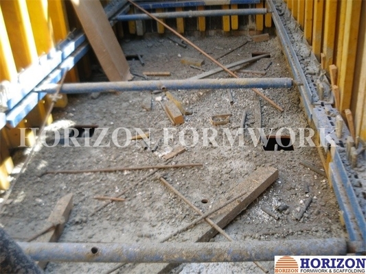 Telescopic Shaft Beam for Internal Climbing Wall Formwork in Stairwell