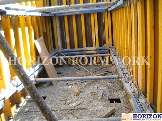 Telescopic Shaft Beam for Internal Climbing Wall Formwork in Stairwell