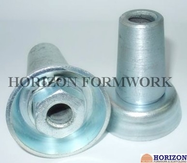 Concrete Walls Formwork Tie Rod System Steel Cone Removable Cover 75mm Size