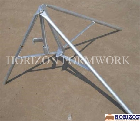 Flexible Concrete Forming Accessories Folding Tripod Stabilizing Steel Props